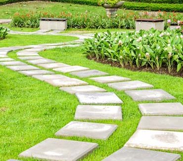 A lawn in Brantford area in Canada